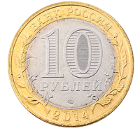 Монета 10 рублей 2014 года «Республика Ингушетия» аверс