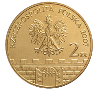 Монета 2 злотых 2007 года «Исторические города Польши: Старгард-Щециньски» аверс