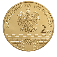 Монета 2 злотых 2007 года «Исторические города Польши: Бжег» аверс