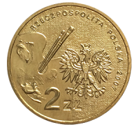 Монета 2 злотых 2007 года «Польские художники XIX-XX вв.: Леон Вычулковский» аверс