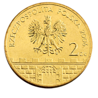 Монета 2 злотых 2006 года «Исторические города Польши: Пщина» аверс