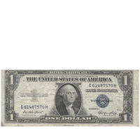 Банкнота 1 доллар 1935 года «Silver certificate» аверс