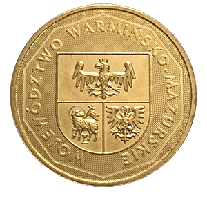 Монета 2 злотых 2005 года «Варминско-Мазурское воеводство» реверс