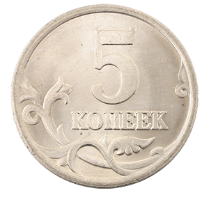 Монета 5 копеек 2003 года фото 1