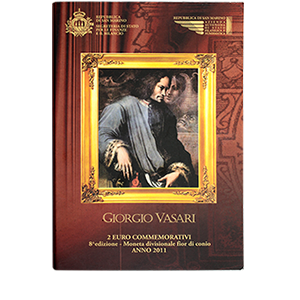 Монета 2 евро 2011 года «Сан-Марино. 500 лет со дня рождения художника Джорджо Вазари» фото 1