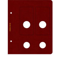 Лист  Лист Альбо Нумисматико «для 2-х блистеров и монет 25 рублей» аверс