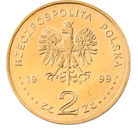 Монета 2 злотых 1999 года «Вступление Польши в НАТО» аверс